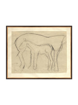 Foal Sketch - HJART0183 - BGD - 24x30