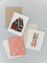 Gingerbread Cards | Set of 8 - HJHOL0148 - OS