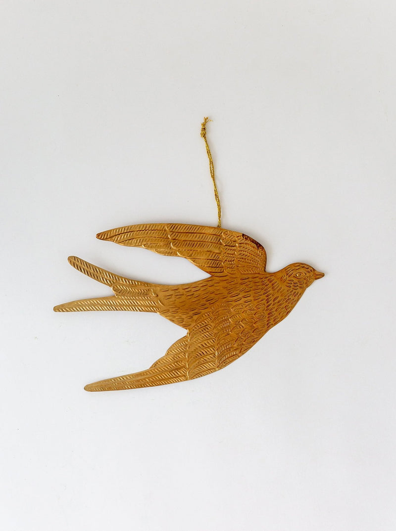 Golden Bird Ornament - HJHOL0256 - L