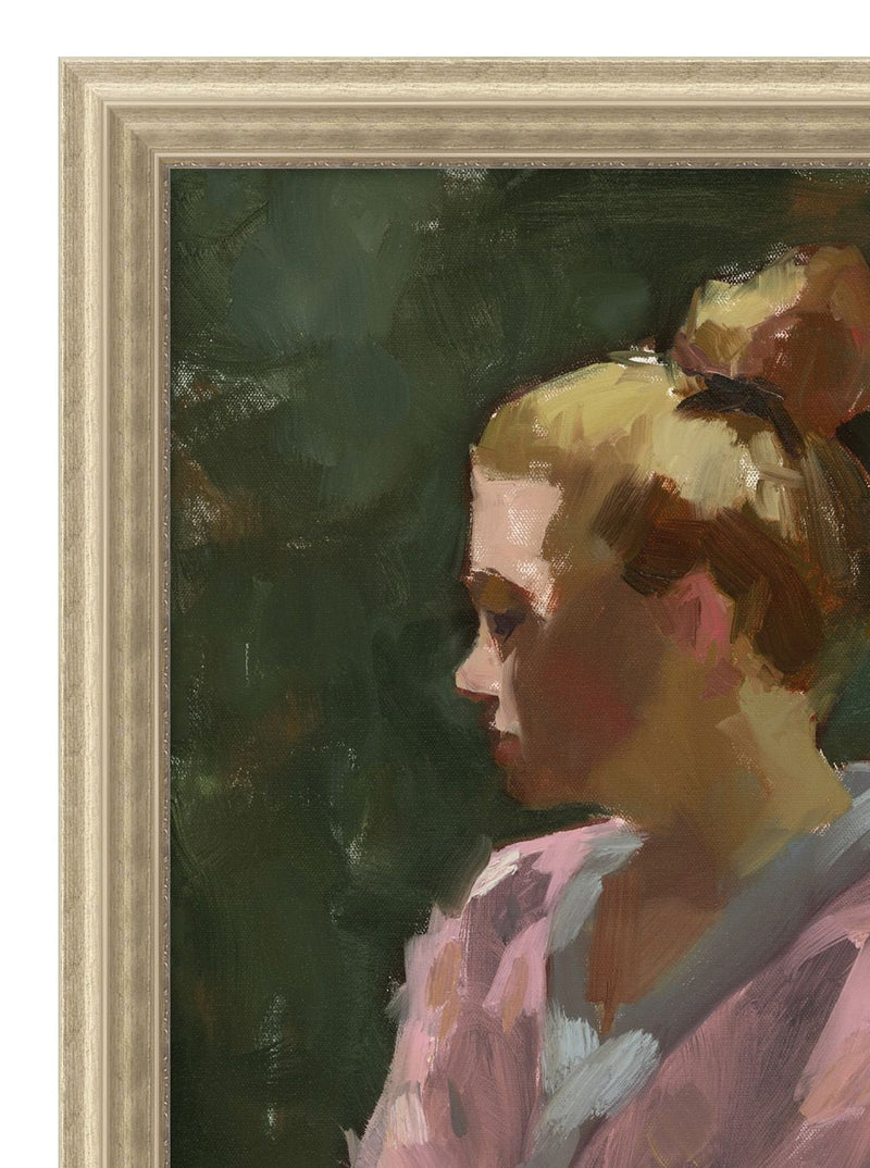 Lady in Garden 1 - HJART0105 - 20x25