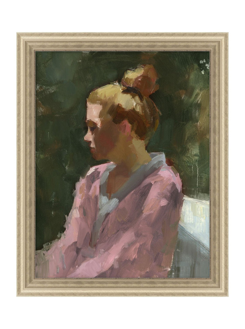 Lady in Garden 1 - HJART0105 - 20x25
