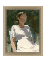 Lady in Garden 2 - HJART0106 - 20x25