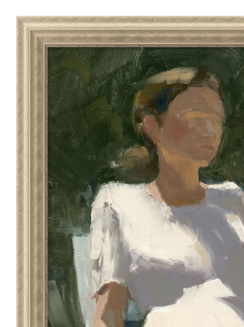 Lady in Garden 2 - HJART0106 - 20x25