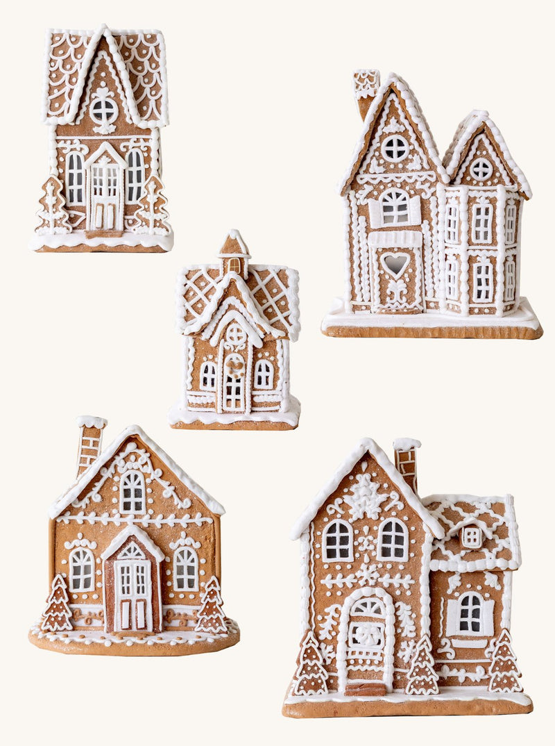 Lighted Gingerbread House Collection - HJHOL0265 - BUN