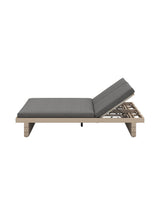 Lyle Outdoor Double Chaise - HJCHR0493 - BRN - BLK