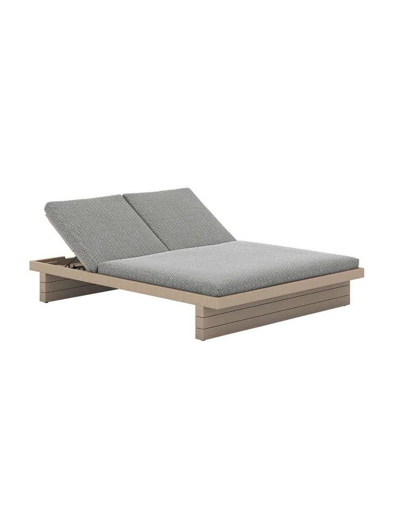 Lyle Outdoor Double Chaise - HJCHR0493 - BRN - TAN