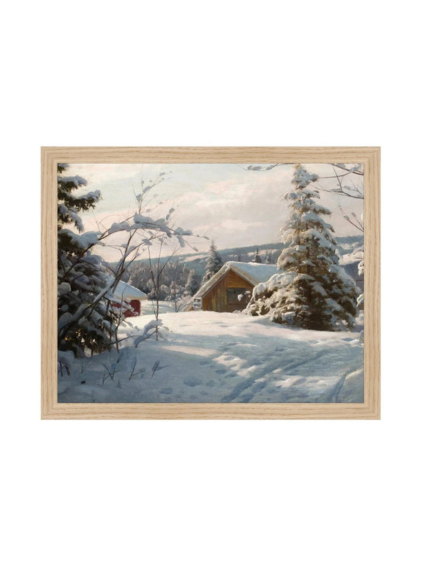 Morning Snow - HJART0245 - OAK - 11x14