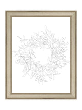 Olive Wreath Sketch - HJART0075 - SIL - 8x10