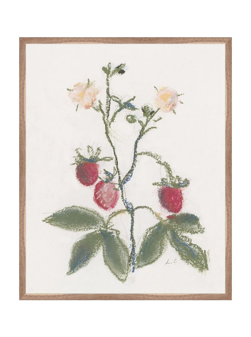 Pastel Strawberries - HJART0281 - WLN - 24x30