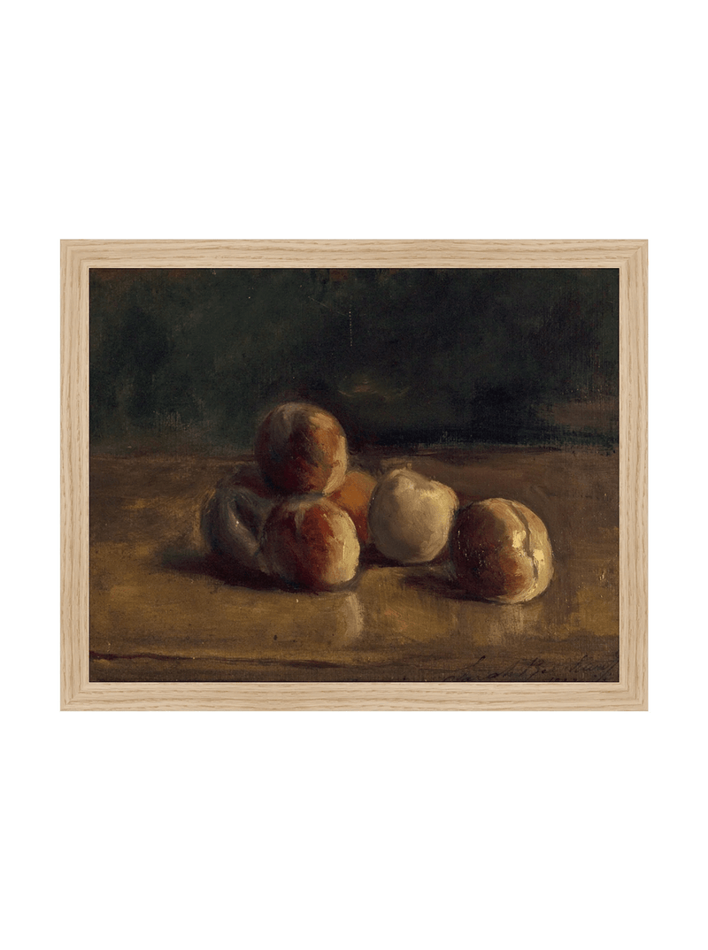 Peach Still Life - HJART0320 - OAK - 11x14