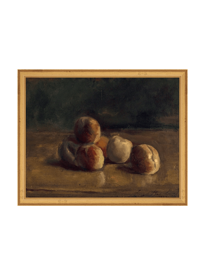 Peach Still Life - HJART0320 - GLD - 11x14