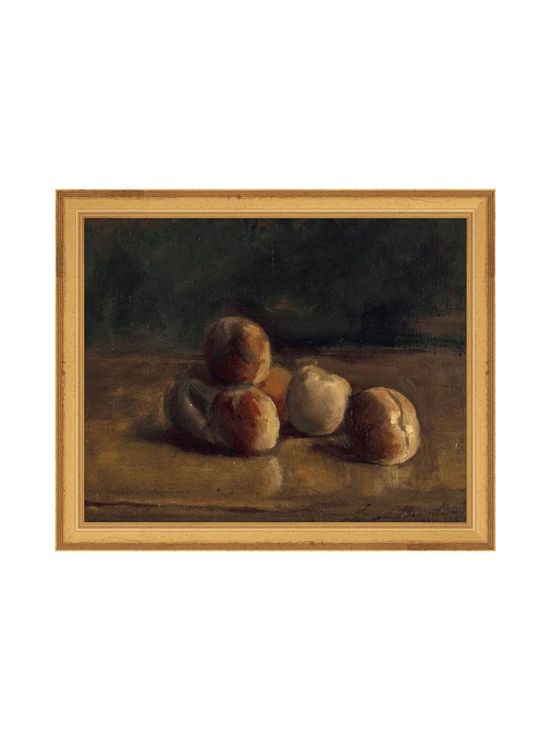 Peach Still Life - HJART0320 - GLD - 8x10