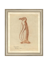 Penguin Sketch - HJART0184 - SIL - 8x10