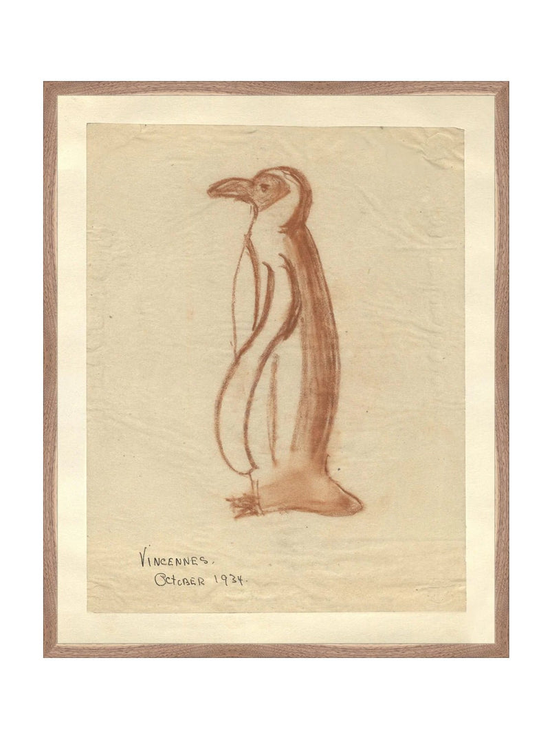 Penguin Sketch - HJART0184 - WNT - 24x30