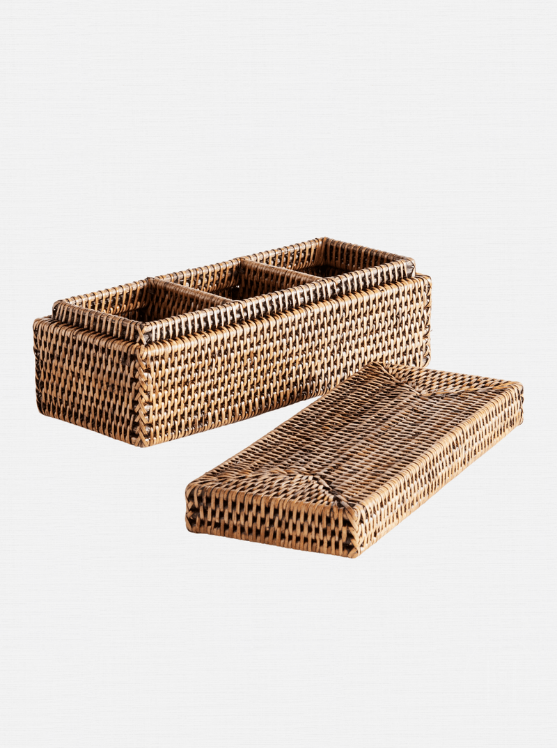 Polly Rattan 3 - Compartment Box - HJDRP0003 - BRW