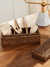 Polly Rattan 3 - Compartment Box - HJDRP0003 - WHT