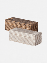 Polly Rattan 3 - Compartment Box - HJDRP0003 - WHT
