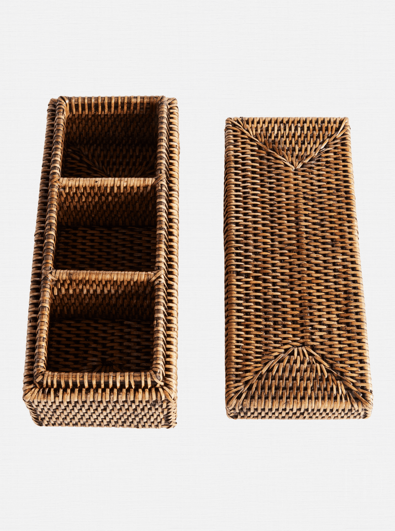 Polly Rattan 3 - Compartment Box - HJDRP0003 - BRW