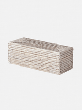 Polly Rattan 3 - Compartment Box - HJDRP0003 - WHT