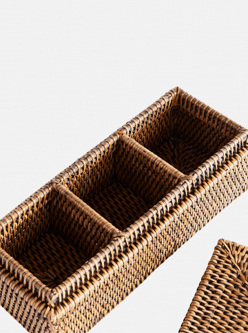 Polly Rattan 3 - Compartment Box - HJDRP0003 - BRW