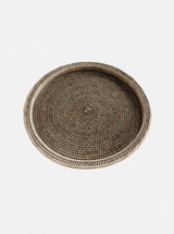 Polly Rattan Serving Platter - HJDRP0006 - GRY