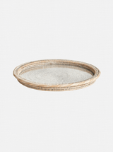 Polly Rattan Serving Platter - HJDRP0006 - WHT