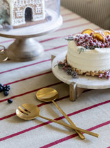 Red Striped Tablecloth - HJHOL0169 - 90