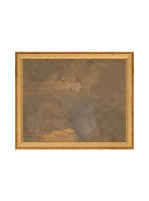 Rust Abstract - HJART0172 - GLD - 8x10