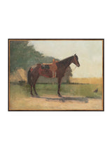 Saddled Horse - HJART0179 - BGD - 24x30