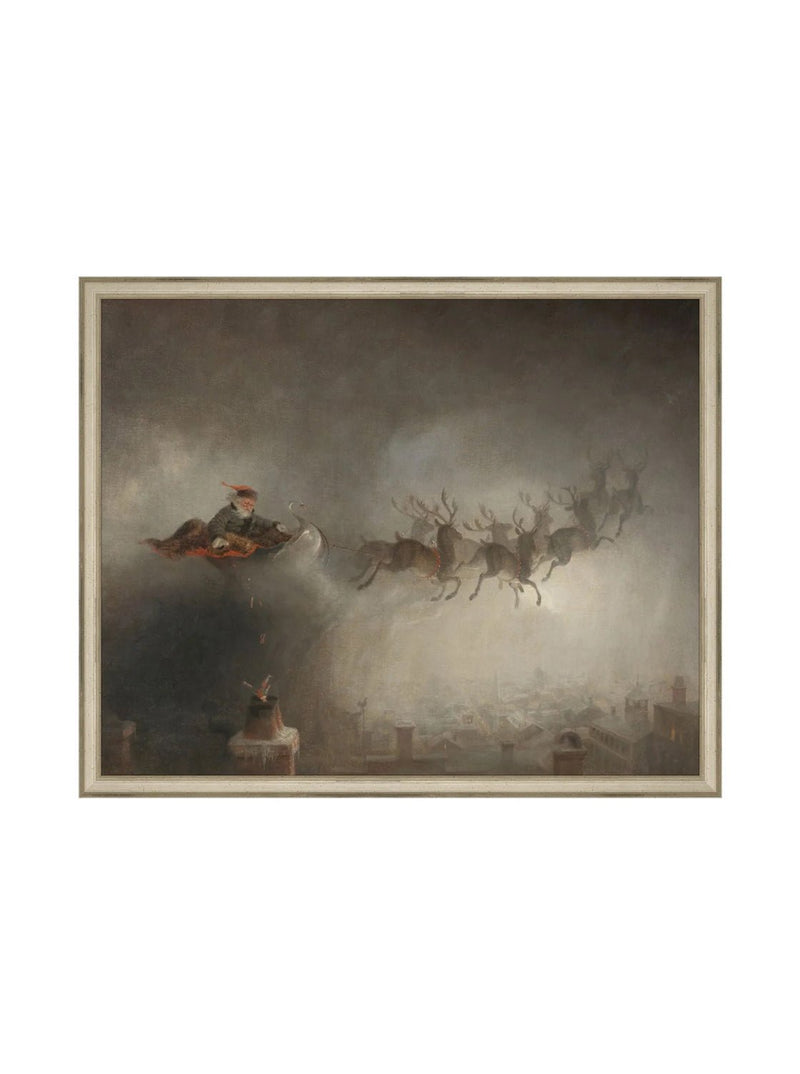 Santa's Arrival - HJART0240 - SIL - 16x20