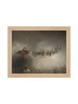 Santa's Arrival - HJART0240 - OAK - 8x10