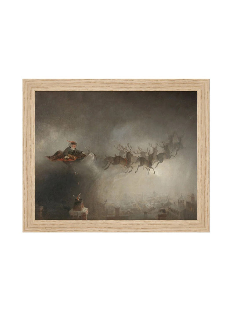 Santa's Arrival - HJART0240 - OAK - 8x10