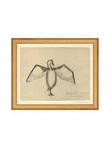 Sea Raven Sketch - HJART0191 - GLD - 8x10