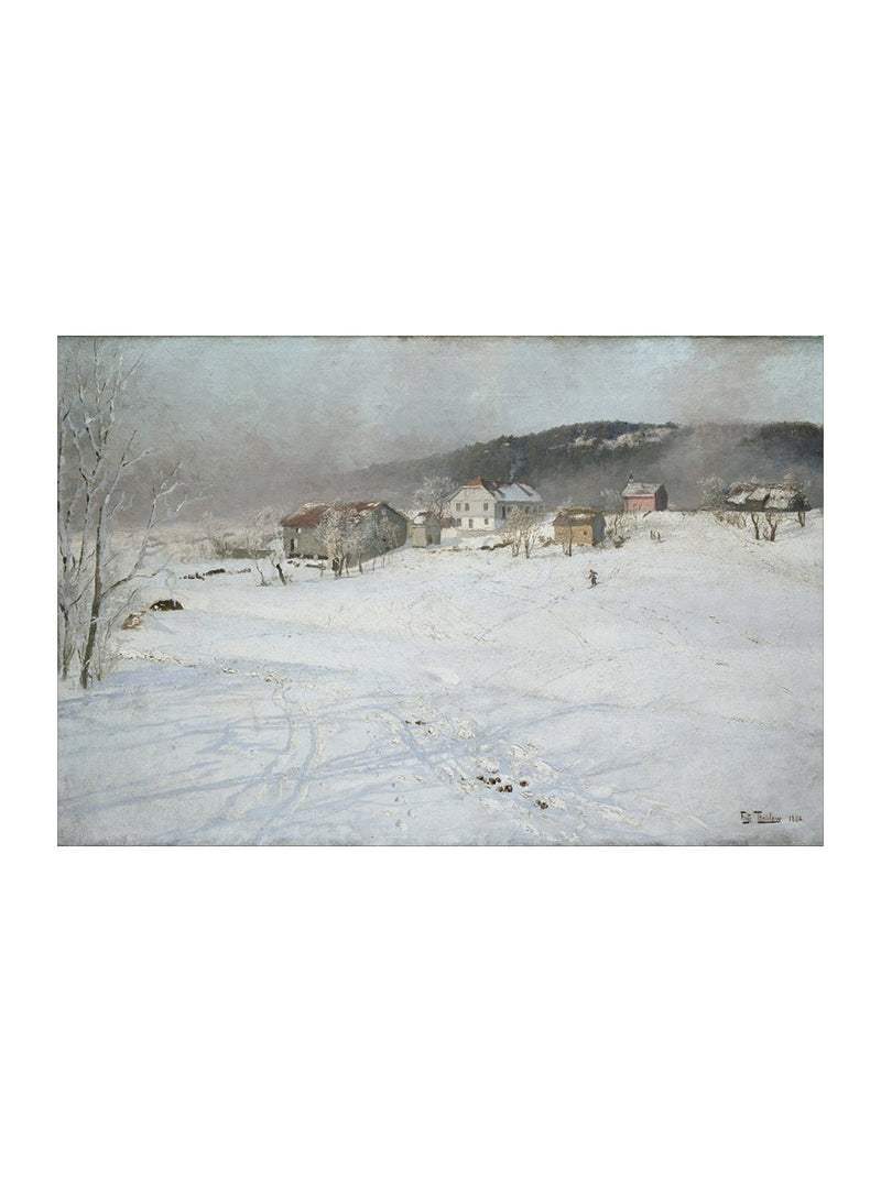 Snowbound Village - HJART0074 - UF - 8x11