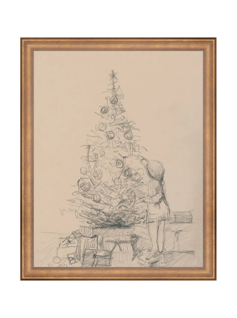 Tree Sketch - HJART0277 - BNZ - 11x14