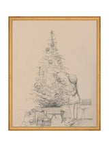 Tree Sketch - HJART0277 - GLD - 16x20