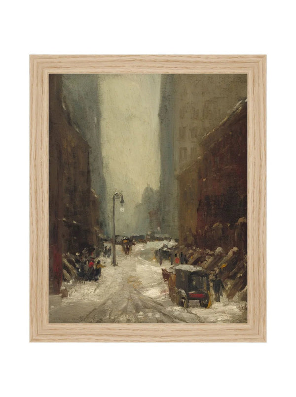 Winter in the City - HJART0243 - OAK - 8x10