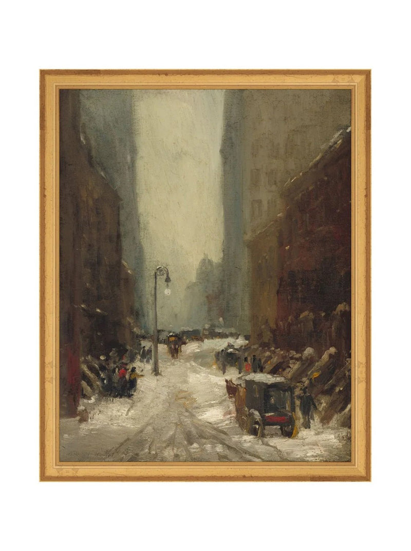 Winter in the City - HJART0243 - GLD - 11x14