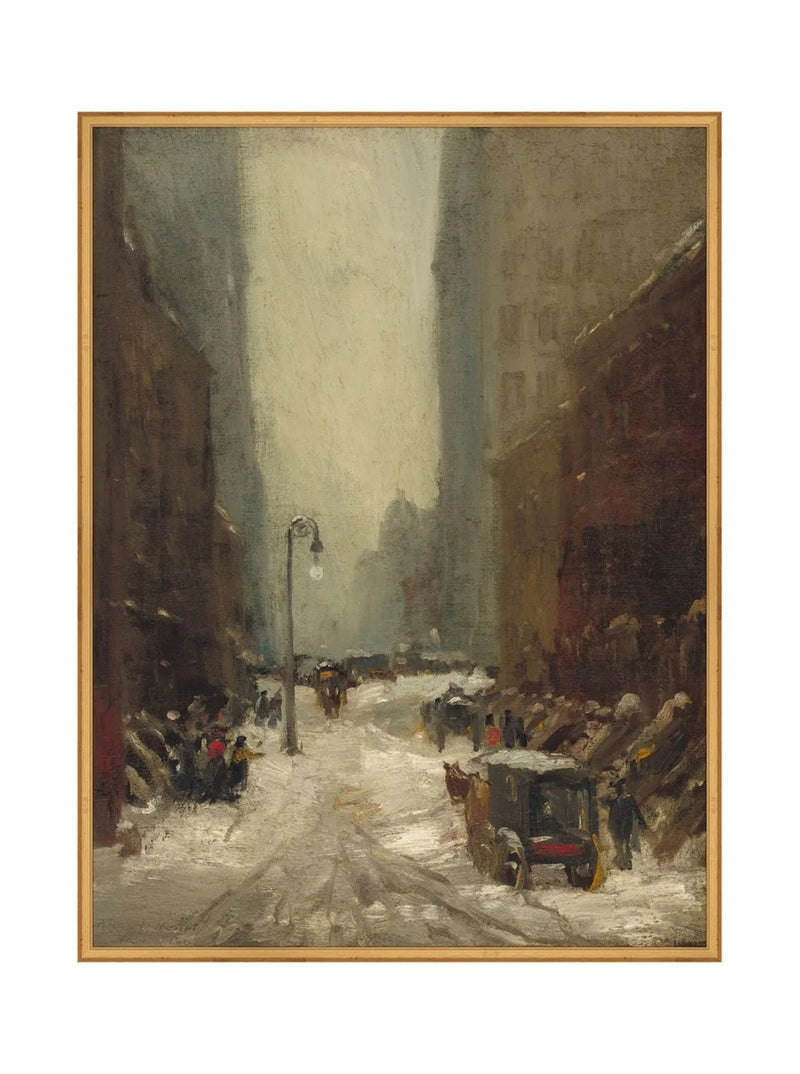 Winter in the City - HJART0243 - GLD - 30x40