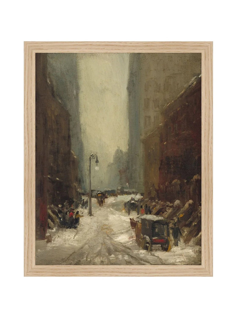 Winter in the City - HJART0243 - OAK - 11x14