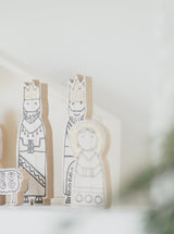 Wood Nativity | Set of 12