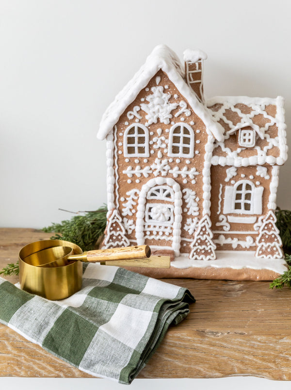 Lighted Gingerbread House No. 5